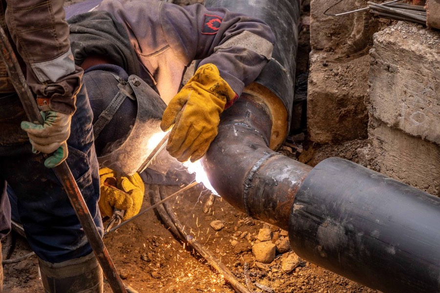 Sewer line repair
